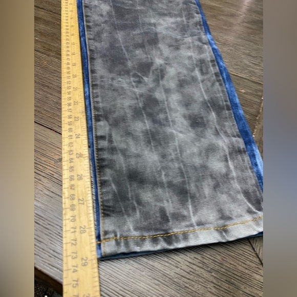 Nicki Minaj Blue Gray Denim Acid Wash Mid Rise Jeans Women's 16 - Picture 5 of 9